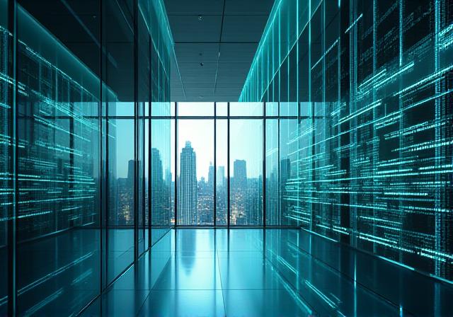 AI統合をイメージしたクリーンで先進的なビジュアル