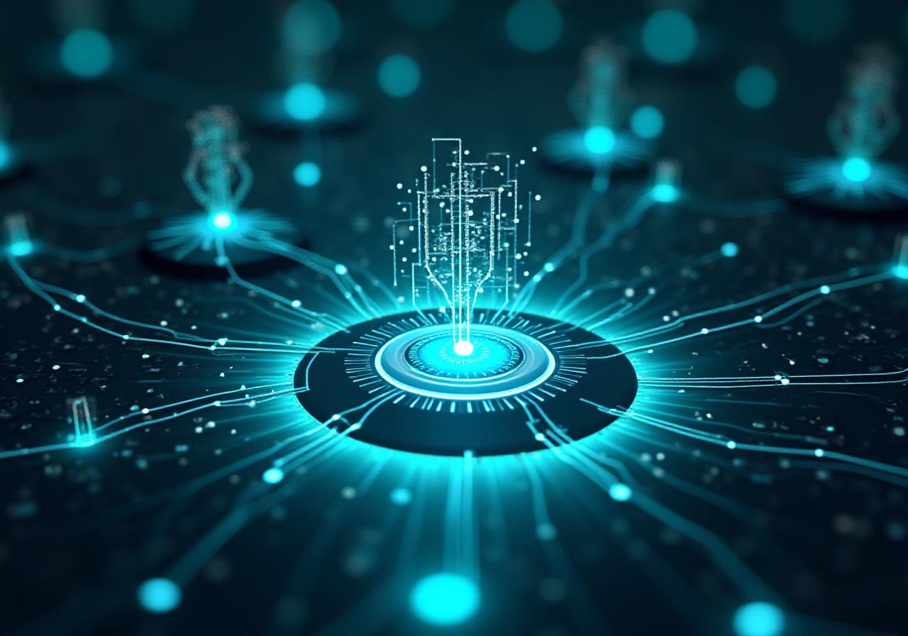 エンタープライズAI統合のシステム図